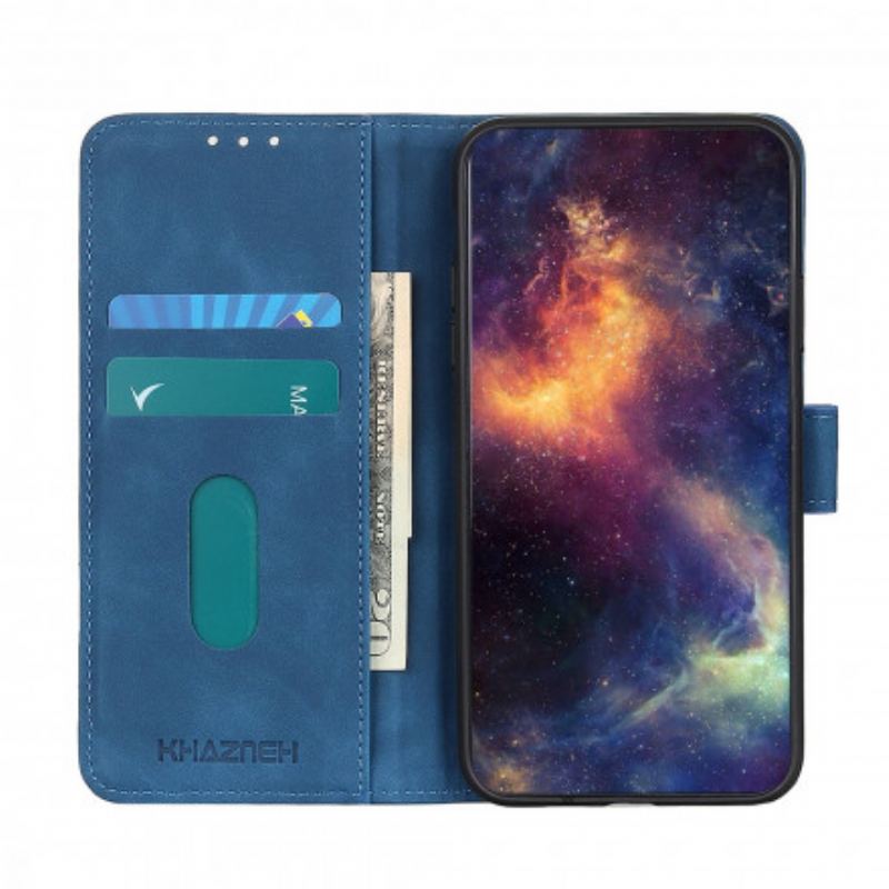 Capa Flip Para Oppo Find X3 Lite Efeito Couro Vintage Fosco Khazneh