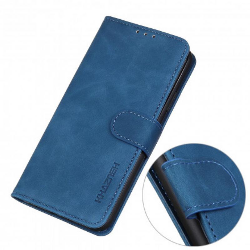 Capa Flip Para Oppo Find X3 Lite Efeito Couro Vintage Fosco Khazneh