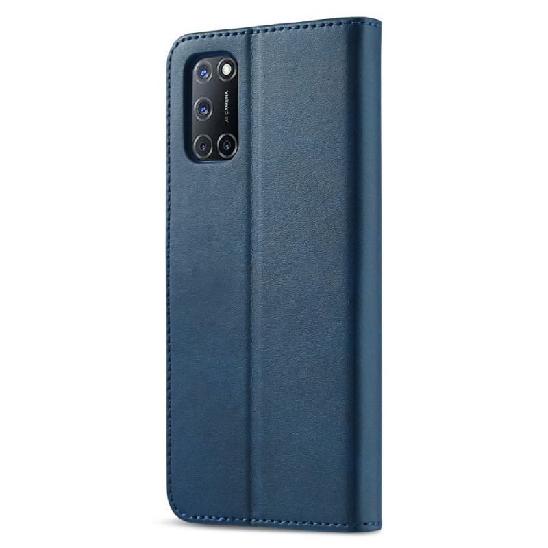 Capa Flip Para Oppo Find X3 Lite Lc.imeeke Efeito Couro