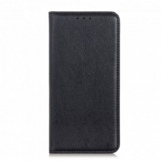 Capa De Celular Para Sony Xperia 5 III Flip Couro Litchi Dividido Simples
