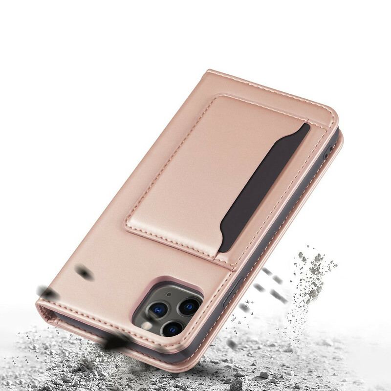 Capa De Celular Para iPhone 12 / 12 Pro Flip Suporte Para Cartão