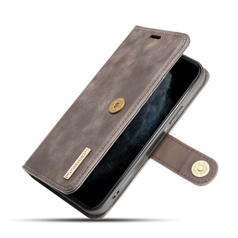 Capa Capa De Couro Para iPhone 12 / 12 Pro Dg. Ming Destacável