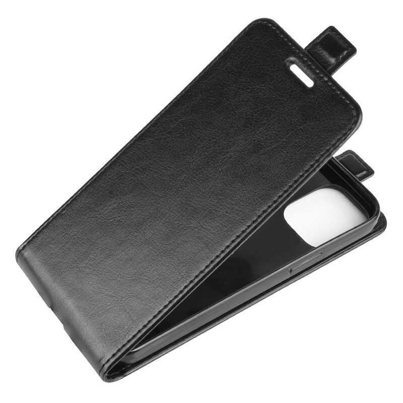 Capa De Couro Para iPhone 12 / 12 Pro Flip Dobrável