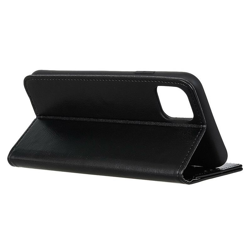 Capa Folio Para iPhone 12 / 12 Pro Estilo De Couro