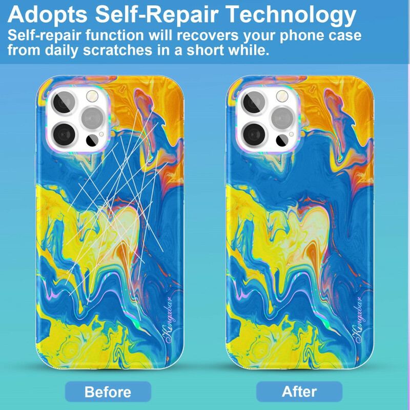 Capa Para iPhone 12 / 12 Pro Artístico Kingxbar