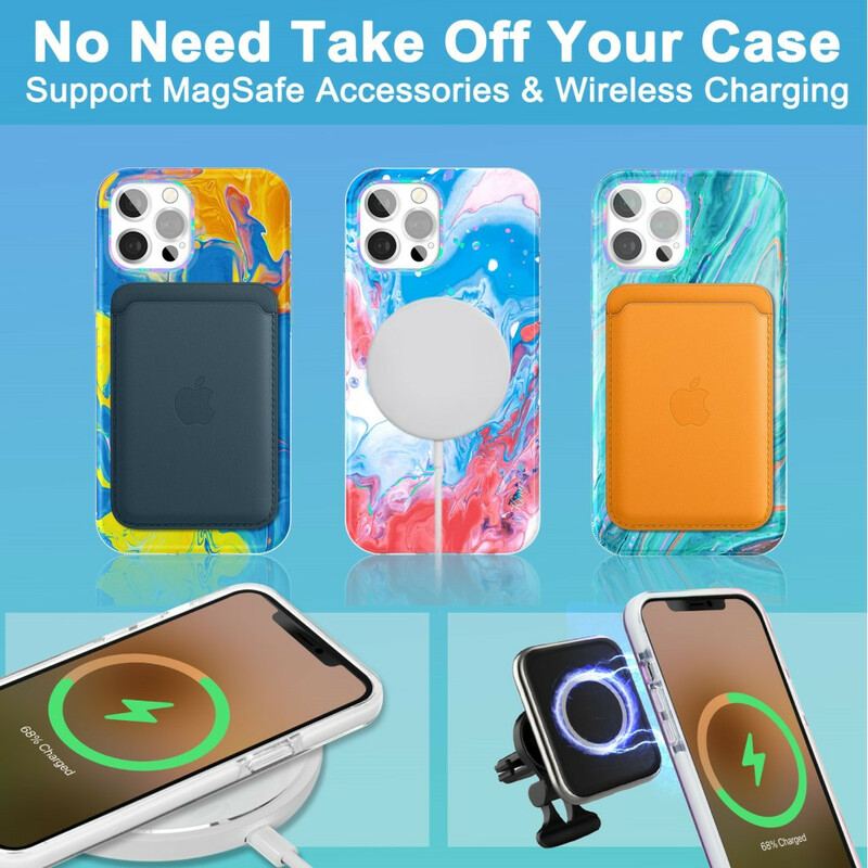 Capa Para iPhone 12 / 12 Pro Artístico Kingxbar