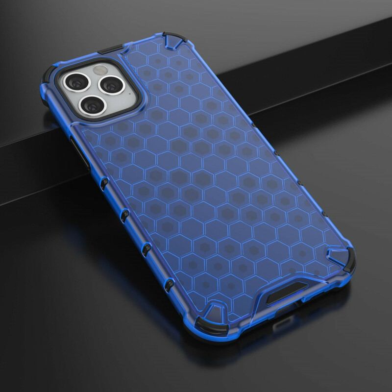Capa Para iPhone 12 / 12 Pro Estilo Favo De Mel
