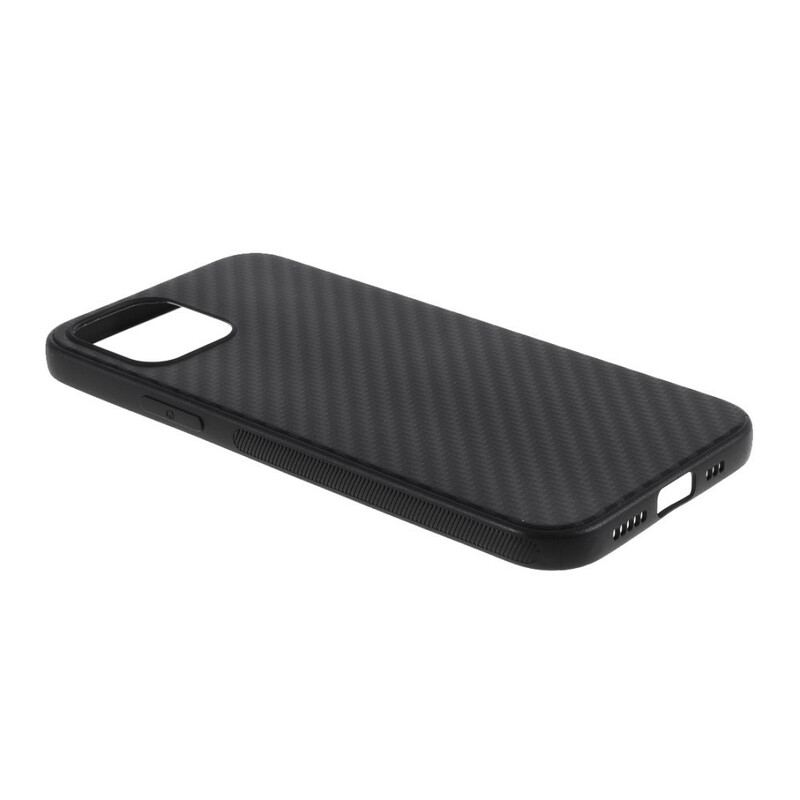 Capa Para iPhone 12 / 12 Pro Fibra De Carbono