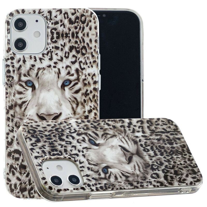Capa Para iPhone 12 / 12 Pro Leopardo Fluorescente