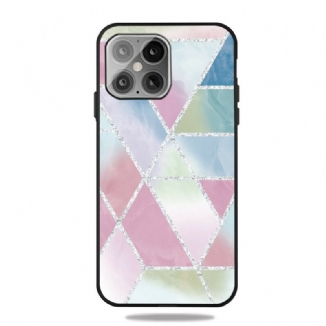Capa Para iPhone 12 / 12 Pro Mármore Estilizado