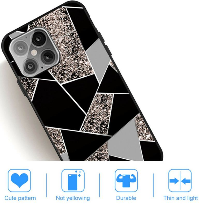 Capa Para iPhone 12 / 12 Pro Mármore Estilizado