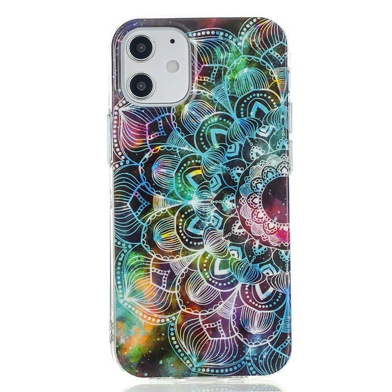 Capa Para iPhone 12 / 12 Pro Série Floral Fluorescente