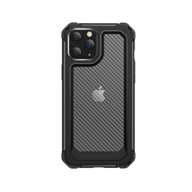 Capa Para iPhone 12 / 12 Pro Textura De Fibra De Carbono Sem Costura