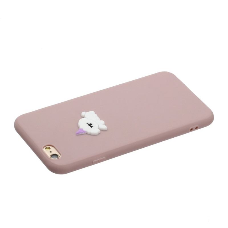 Capa De Celular Para iPhone SE 3 / SE 2 / 8 / 7 Cachorro De Silicone