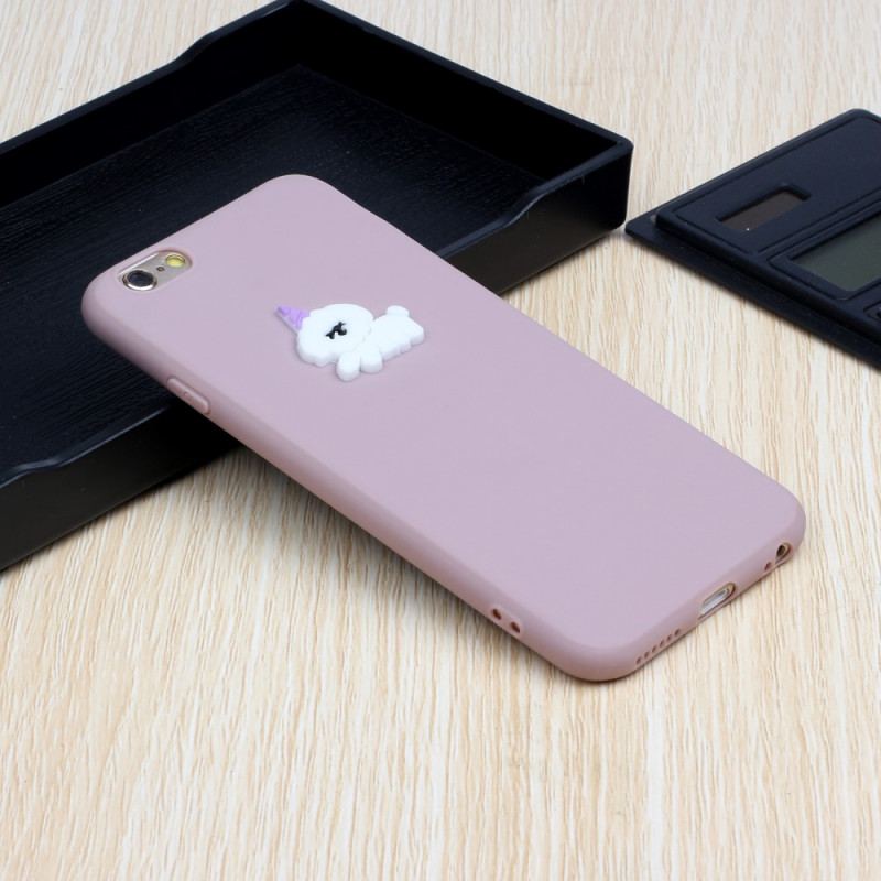 Capa De Celular Para iPhone SE 3 / SE 2 / 8 / 7 Cachorro De Silicone
