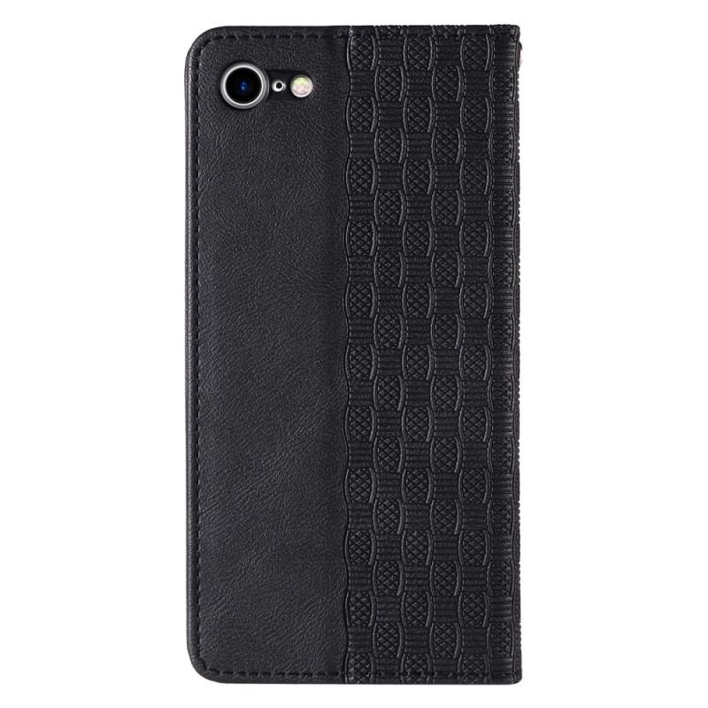 Capa De Celular Para iPhone SE 3 / SE 2 / 8 / 7 De Cordão Flip Strappy Retrô