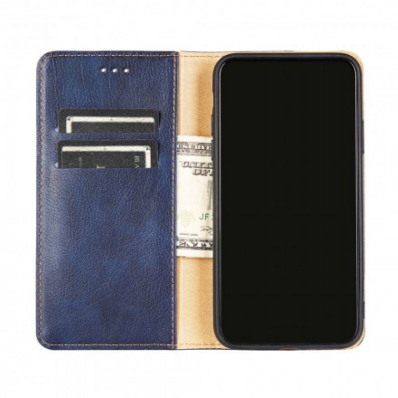 Capa De Celular Para iPhone SE 3 / SE 2 / 8 / 7 Flip Cor Pura