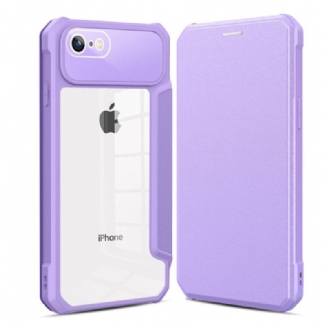 Capa De Celular Para iPhone SE 3 / SE 2 / 8 / 7 Flip Estilo De Couro