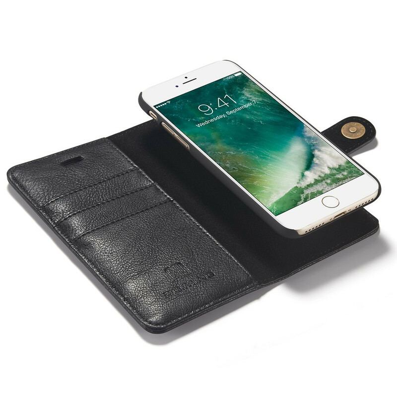 Capa Capa Flip Para iPhone SE 3 / SE 2 / 8 / 7 Dg.ming Destacável