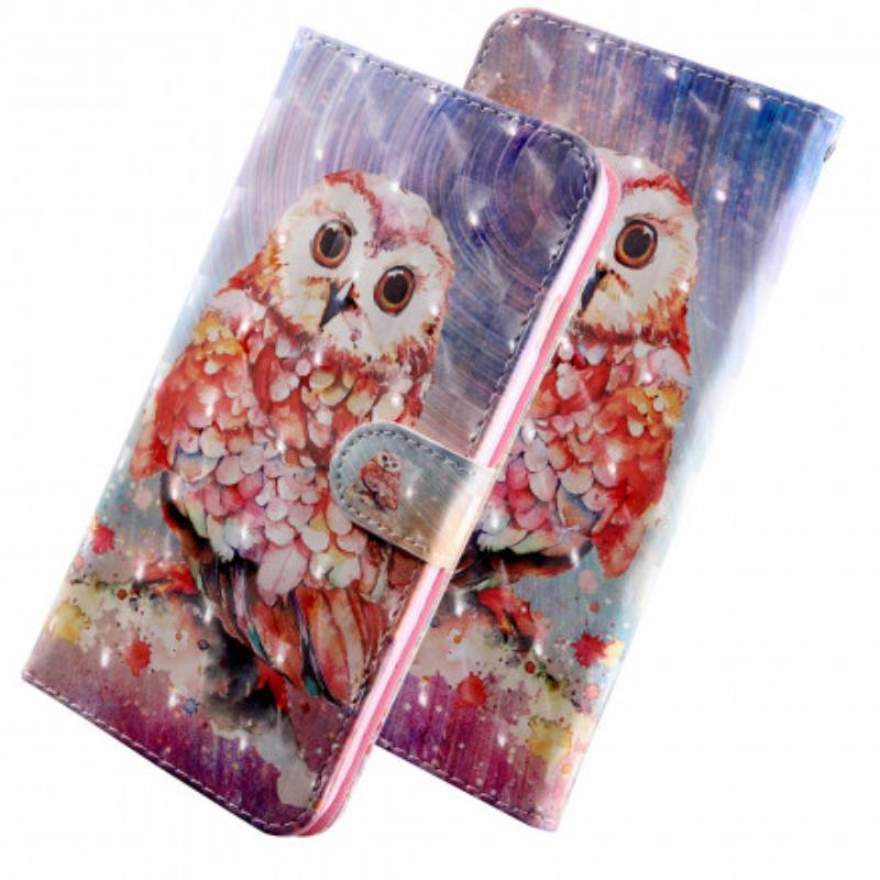 Capa Flip Para iPhone SE 3 / SE 2 / 8 / 7 Germain. A Coruja