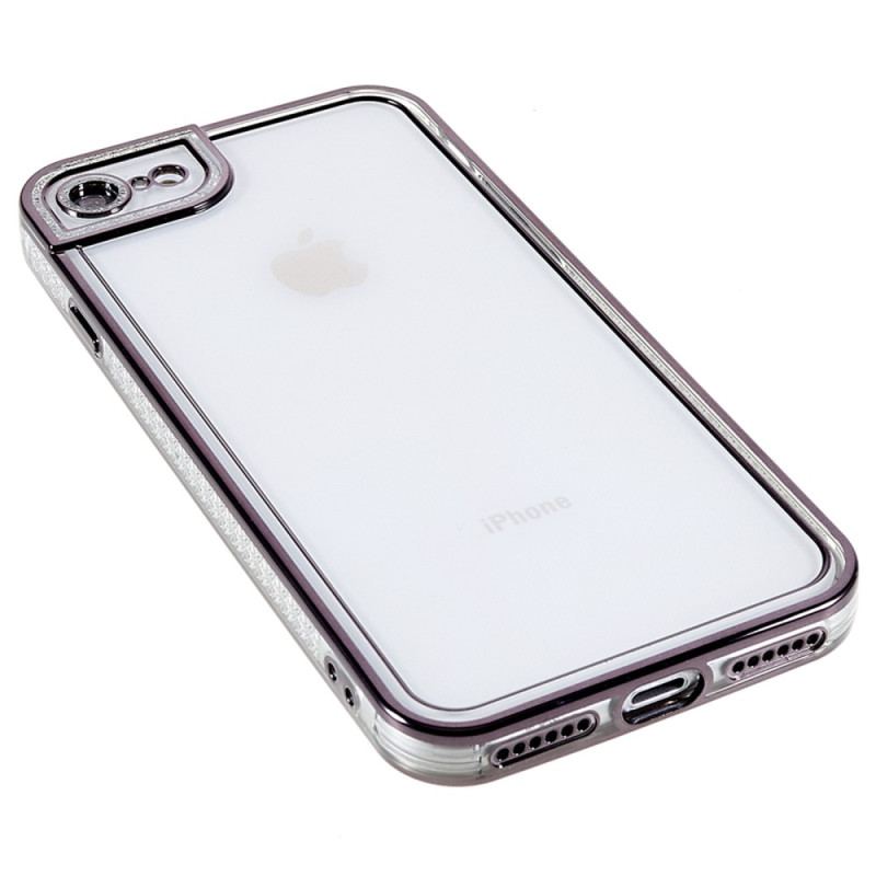 Capa Para iPhone SE 3 / SE 2 / 8 / 7 Bordas Metálicas
