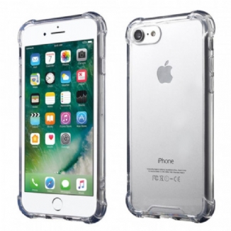 Capa Para iPhone SE 3 / SE 2 / 8 / 7 Cantos Reforçados Cristalinos Transparentes