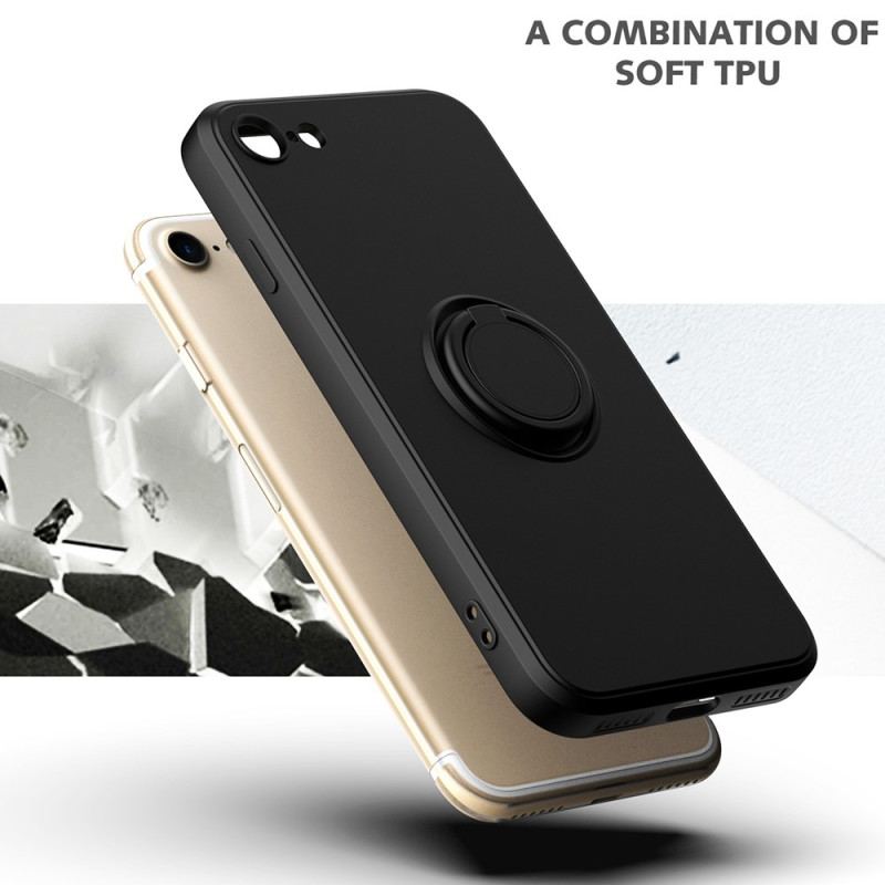 Capa Para iPhone SE 3 / SE 2 / 8 / 7 Cor Com Suporte De Anel
