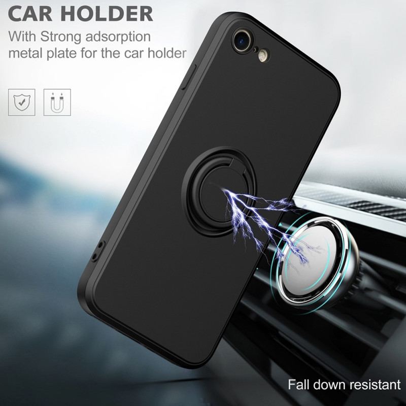 Capa Para iPhone SE 3 / SE 2 / 8 / 7 Cor Com Suporte De Anel