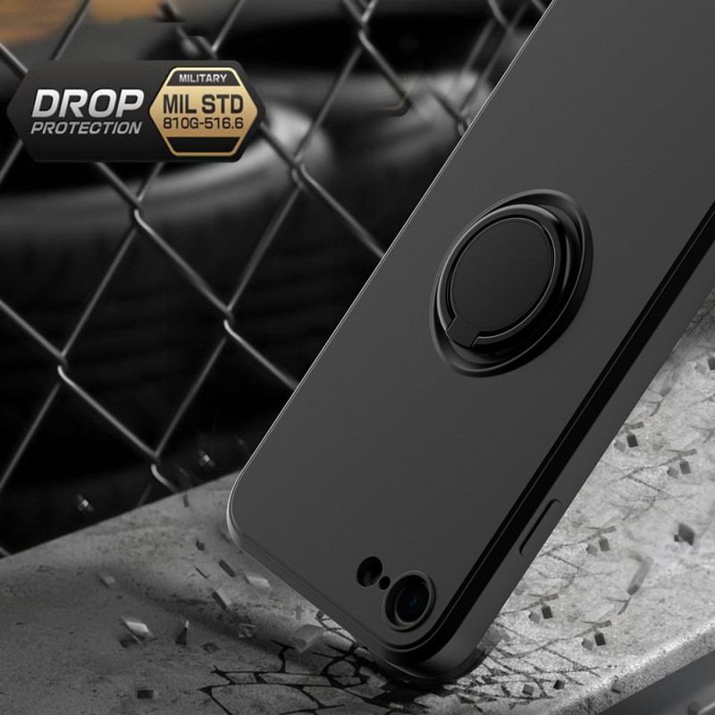 Capa Para iPhone SE 3 / SE 2 / 8 / 7 Cor Com Suporte De Anel