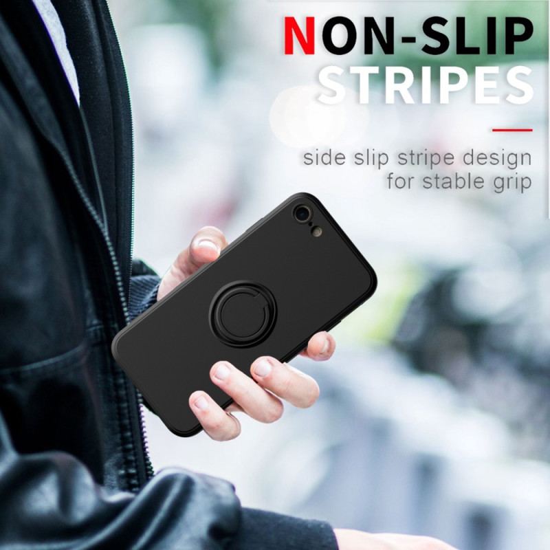 Capa Para iPhone SE 3 / SE 2 / 8 / 7 Cor Com Suporte De Anel