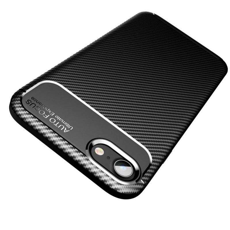 Capa Para iPhone SE 3 / SE 2 / 8 / 7 Fibra De Carbono