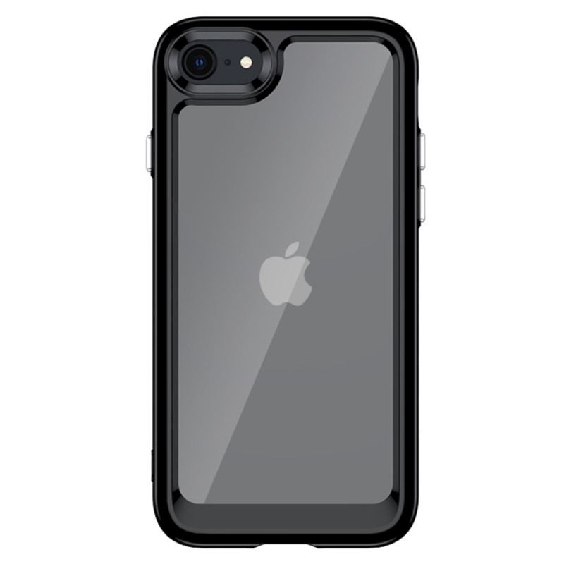 Capa Para iPhone SE 3 / SE 2 / 8 / 7 Transparente Com Moldura Colorida