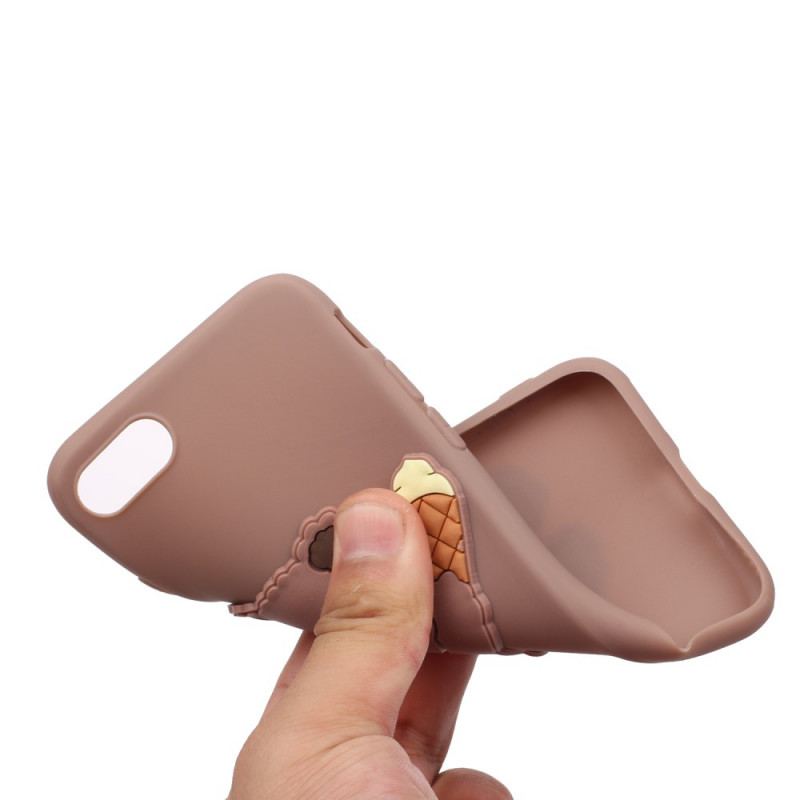 Capa Para iPhone SE 3 / SE 2 / 8 / 7 Ursinho De Silicone