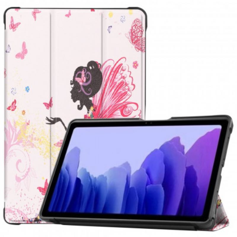 Capa De Celular Para Samsung Galaxy Tab A7 (2020) Fada Das Flores Aprimorada