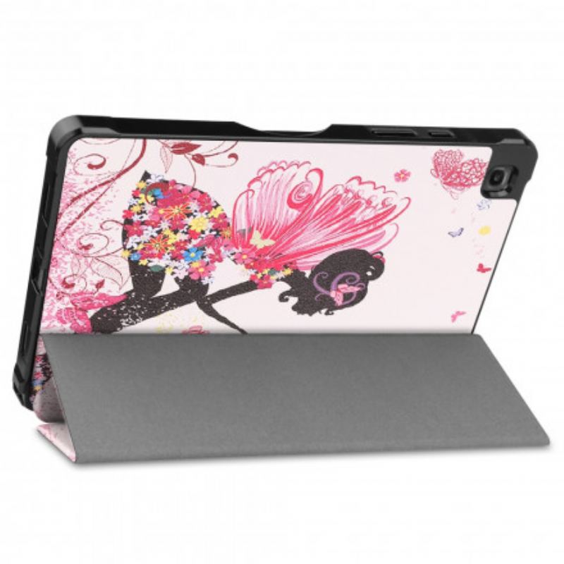 Capa De Celular Para Samsung Galaxy Tab A7 (2020) Fada Das Flores Aprimorada