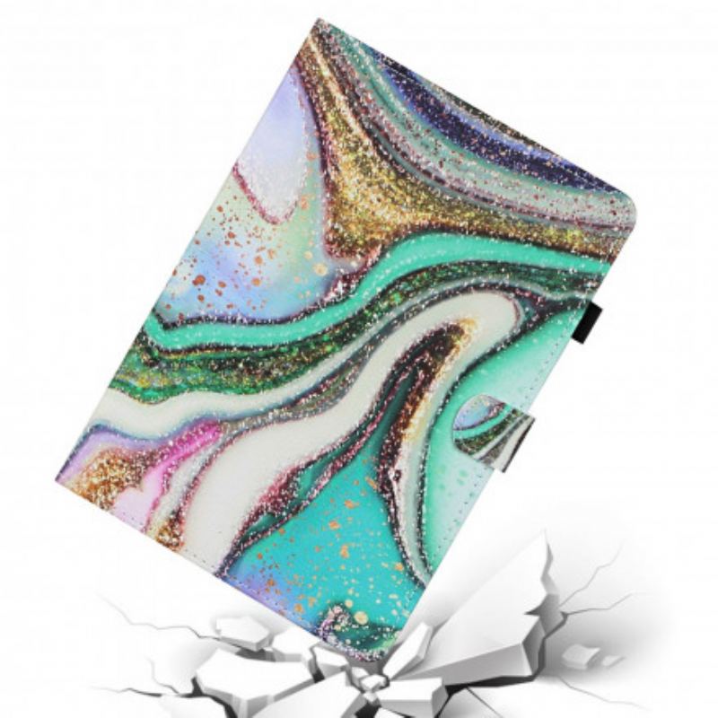 Capa De Couro Para Samsung Galaxy Tab A7 (2020) Artístico