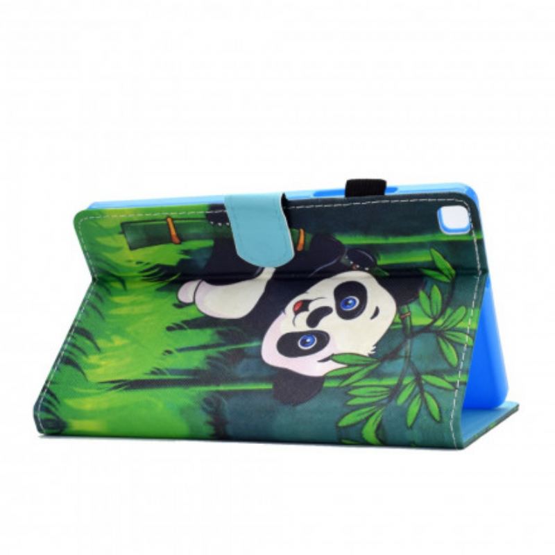 Capa De Couro Para Samsung Galaxy Tab A7 (2020) Panda