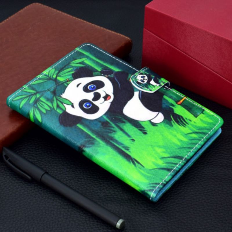 Capa De Couro Para Samsung Galaxy Tab A7 (2020) Panda