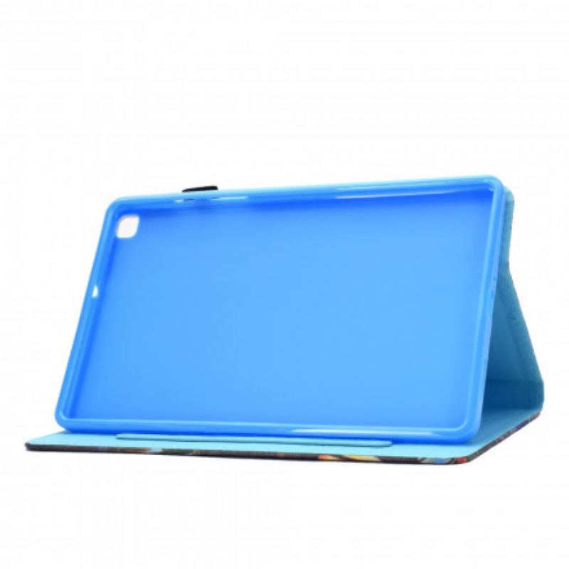 Capa De Couro Para Samsung Galaxy Tab A7 (2020) Panda