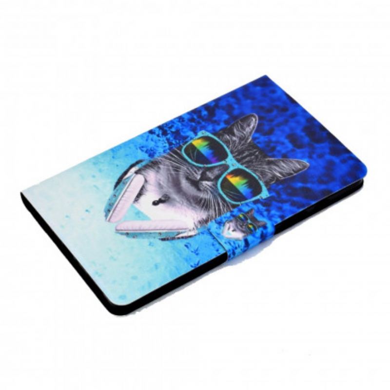 Capa Flip Para Samsung Galaxy Tab A7 (2020) Dj Gato