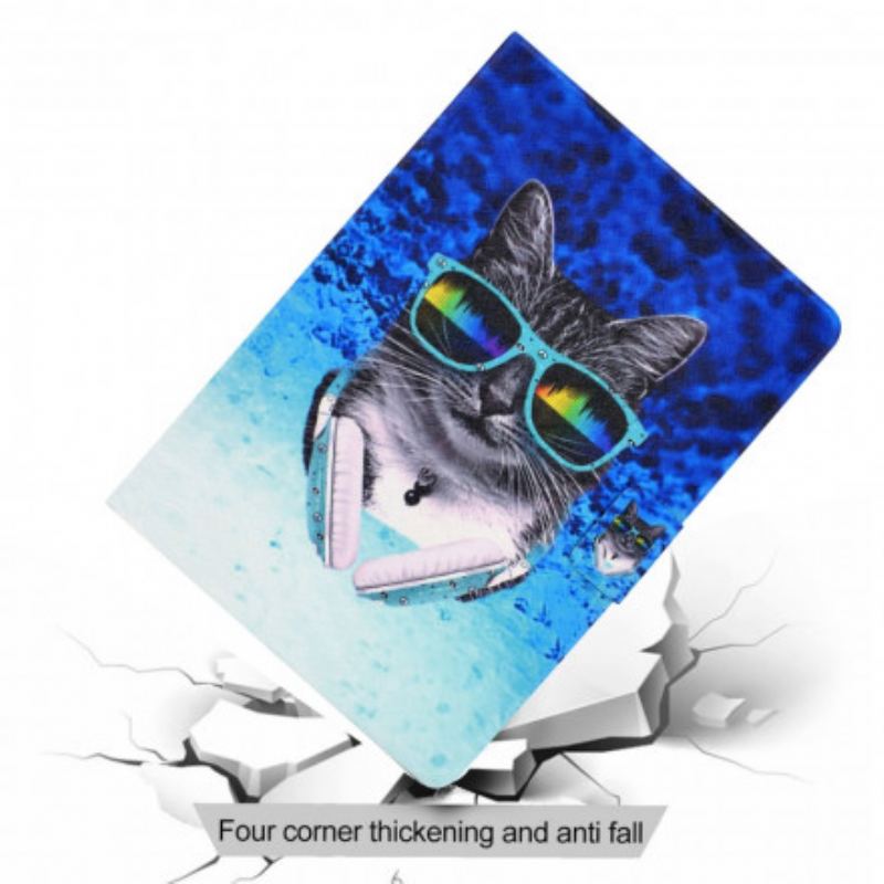 Capa Flip Para Samsung Galaxy Tab A7 (2020) Dj Gato