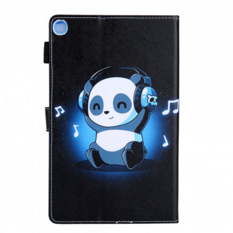 Capa Flip Para Samsung Galaxy Tab A7 (2020) Funky Panda
