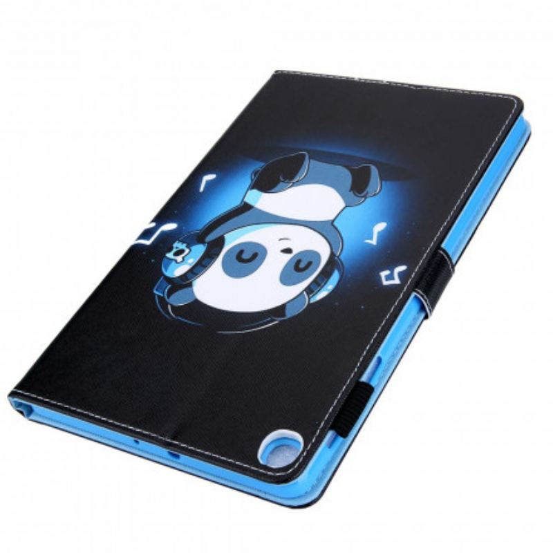 Capa Flip Para Samsung Galaxy Tab A7 (2020) Funky Panda