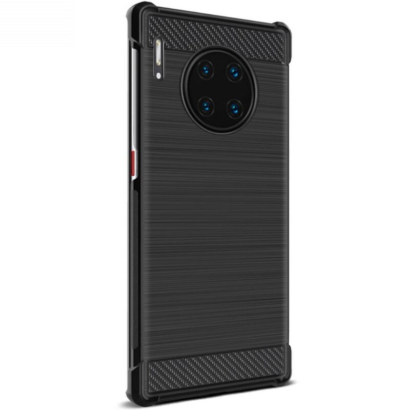 Capa De Celular Para Huawei Mate 30 Pro Fibra De Carbono Escovada Série Imak Vega