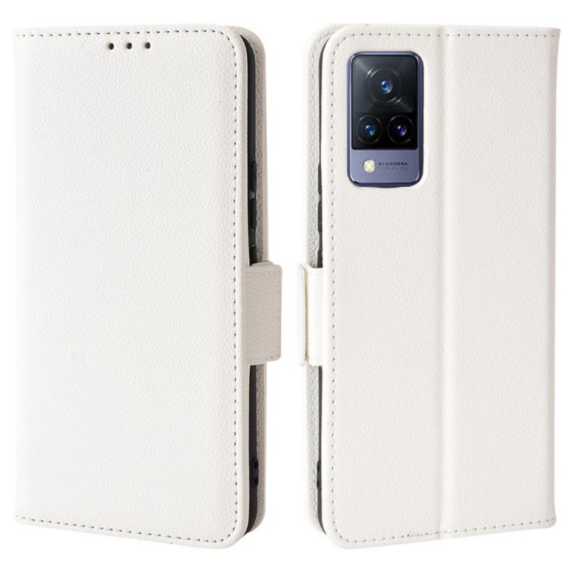 Capa Folio Para Vivo V21 5G Flip Aba Dupla Novas Cores