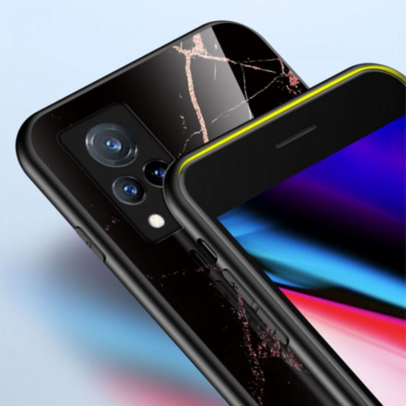 Capa Para Vivo V21 5G Vidro Temperado De Cores Premium