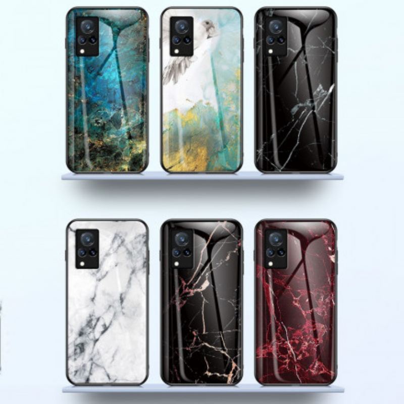 Capa Para Vivo V21 5G Vidro Temperado De Cores Premium