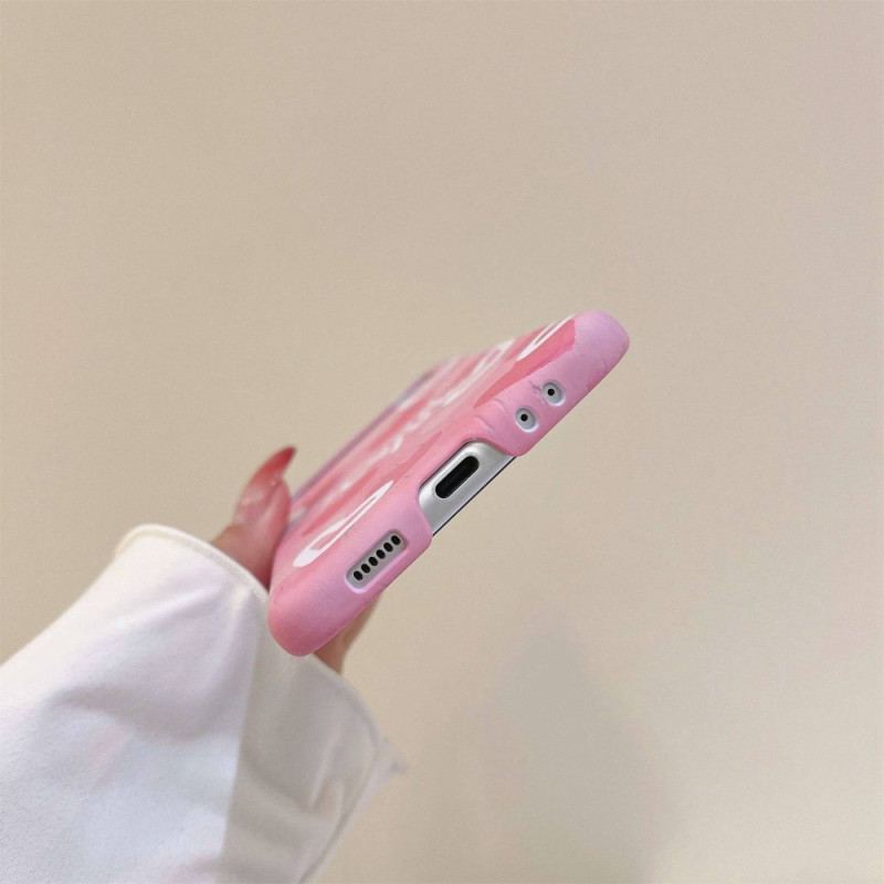Capa Para Samsung Galaxy Z Flip 4 De Couro Flores Do Amor