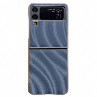 Capa Para Samsung Galaxy Z Flip 4 De Couro Série Via Láctea