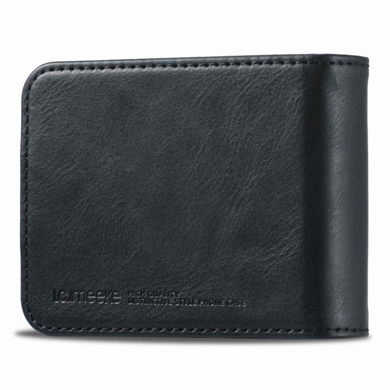 Capa Para Samsung Galaxy Z Flip 4 De Couro Titular Do Cartão Rfid